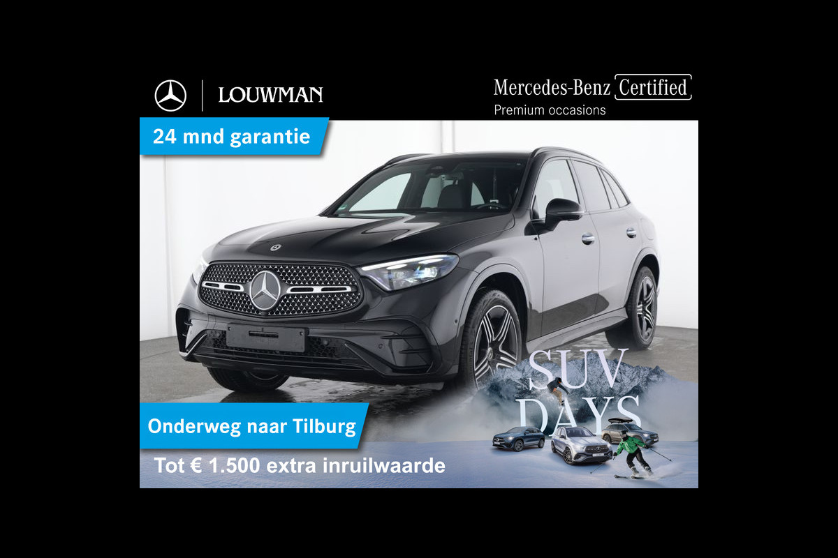 Mercedes-Benz GLC 300 e 4MATIC AMG Plug-In Hybride AMG Line Premium Plus | Night Pakket | Alarm Klasse 3 | trekhaak | Panorama Schuif-Kanteldak | 20 Inch AMG Velgen | Distronic. Inclusief 24 maanden MB Certified garantie voor Europa.