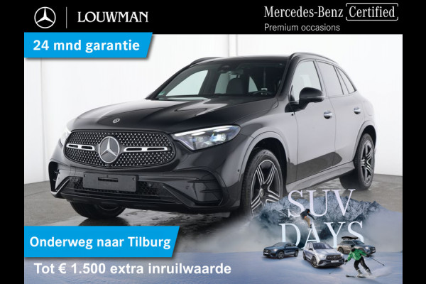 Mercedes-Benz GLC 300 e 4MATIC AMG Plug-In Hybride AMG Line Premium Plus | Night Pakket | Alarm Klasse 3 | trekhaak | Panorama Schuif-Kanteldak | 20 Inch AMG Velgen | Distronic. Inclusief 24 maanden MB Certified garantie voor Europa.