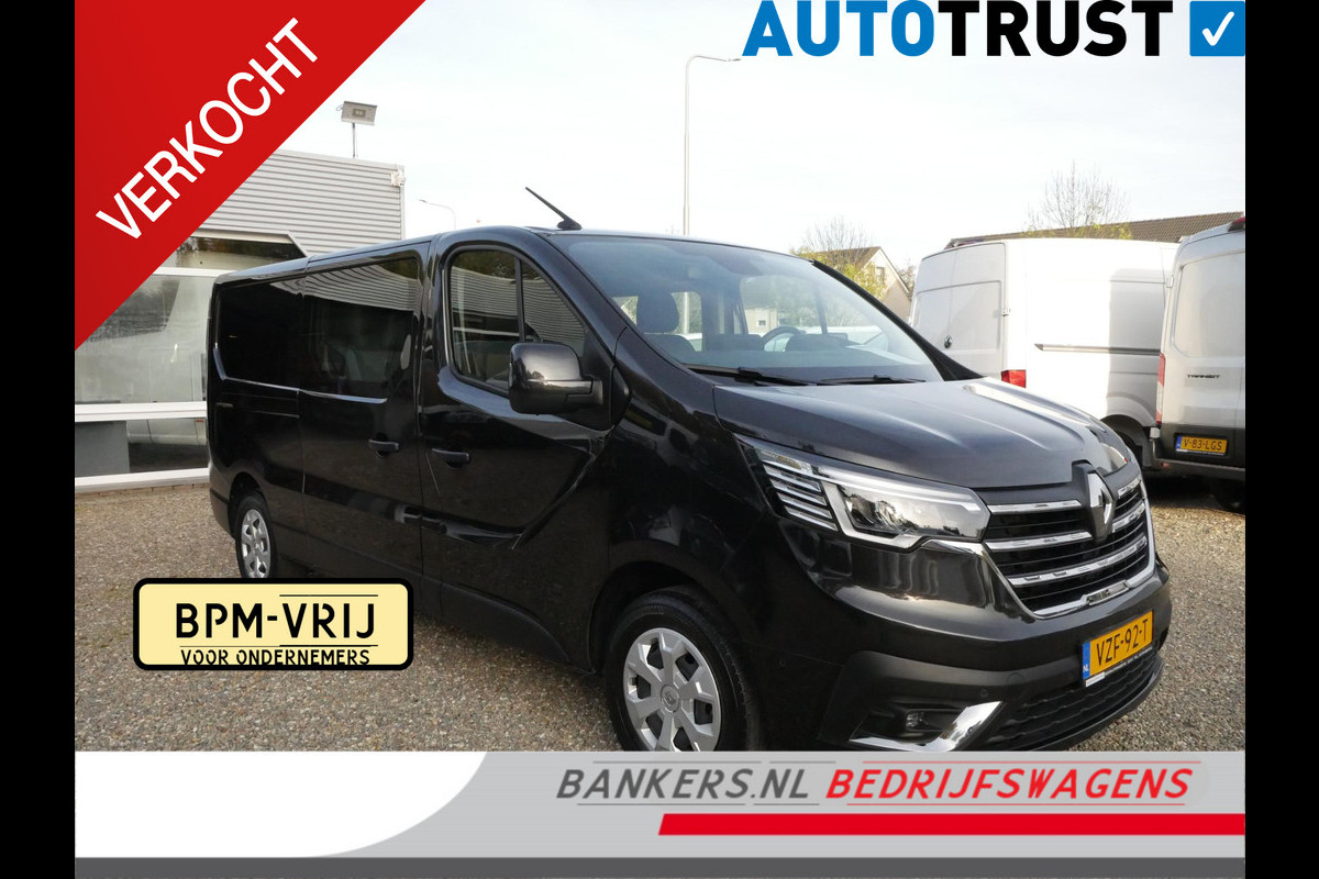 Renault Trafic 2.0 Blue dCi 130PK, L2H1, Dubbel cabine, Airco