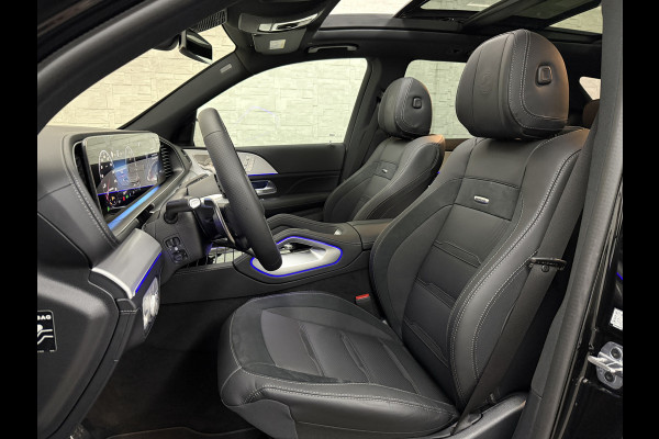Mercedes-Benz GLE AMG 53 Hybrid 4MATIC+ | Nieuw! | Panorama | Massage | Soft-Close | ACC | 360 Camera | Stoelventilatie | Head-Up | Burmester | Trekhaak | Stoelverwarming V+A | 4-Zone Clima | AMG Drive-Unit | ISO & Warmtewerend Glas | 22 Inch | Keyless-Go | Night-Pakket | Memory | Luchtvering | Parfumering | Carplay | Stuurverwarming | Rij assistent pakket + | Bekerhouder Clima | Draadloos Laden |