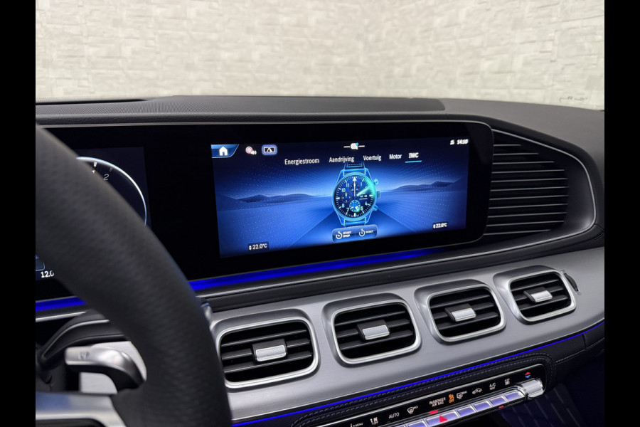 Mercedes-Benz GLE AMG 53 Hybrid 4MATIC+ | Nieuw! | Panorama | Massage | Soft-Close | ACC | 360 Camera | Stoelventilatie | Head-Up | Burmester | Trekhaak | Stoelverwarming V+A | 4-Zone Clima | AMG Drive-Unit | ISO & Warmtewerend Glas | 22 Inch | Keyless-Go | Night-Pakket | Memory | Luchtvering | Parfumering | Carplay | Stuurverwarming | Rij assistent pakket + | Bekerhouder Clima | Draadloos Laden |