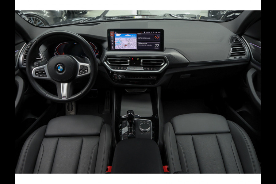 BMW X3 xDrive20i High Exe M-Pakket Leer Camera HUD ACC Navi Laser LED Elektr. achterklep Climate (3-zone) Elektr. trekhaak PDC LM velgen