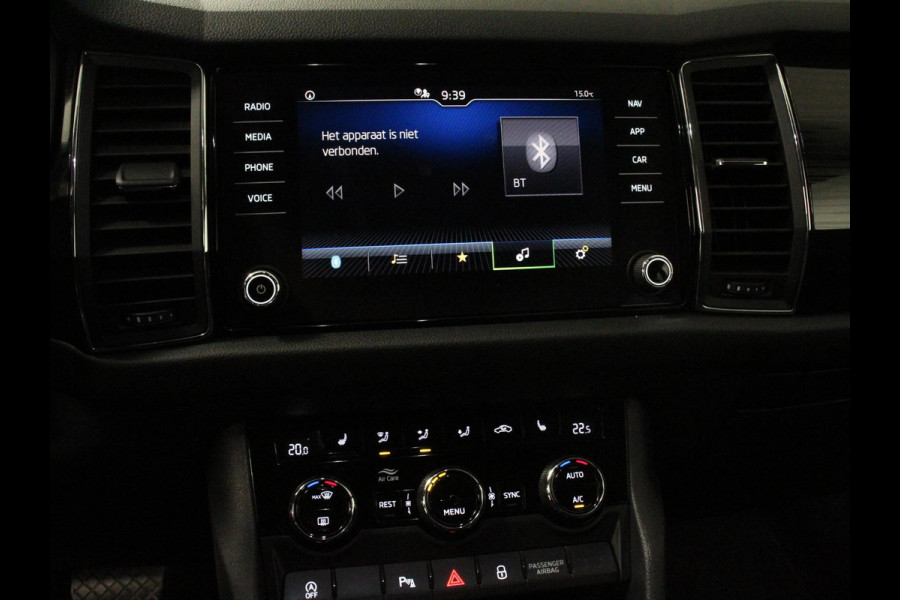 Škoda Kodiaq 1.5 TSI 150pk DSG Style 7p. | Navigatie | Apple Carplay/Android Auto | Adaptive Cruise Control | Parkeersensor achter | Stoel- en stuurverwarming | Ledverlichting | Getinte ramen | Climate Control Prijs Incl. BOVAG Garantie