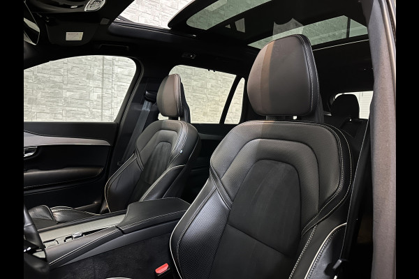 Volvo XC90 T8 AWD R-Design | Pine-Grey! | 360 Camera | ACC | Panorama | Pilot-Assist | Head-Up | Harman-Kardon | Keyless-Entry | 7 Persoons | Trekhaak | 2x Memory | Stoelverwarming V+A | Zwarte-Hemel | Full-LED | Sportstoelen | Stuurverwarming | Standkachel | Black-Line | Zonwering | DAB | 20 inch LM.