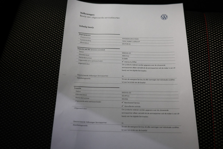 Volkswagen T-Roc 1.5 TSI Sport DSG VIRTUAL ACC CARPLAY DAB SFEER CAMERA STOELVW '19