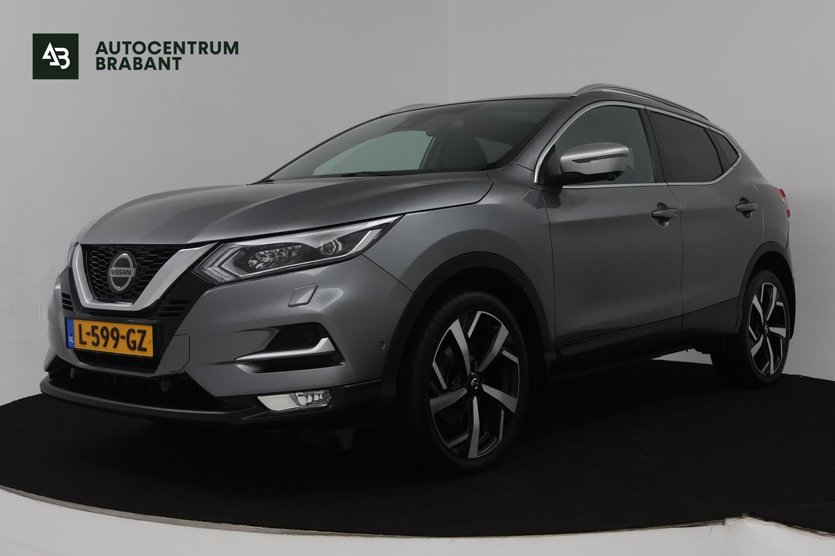 Nissan QASHQAI 1.3 DIG-T Tekna + (PANORAMADAK, TREKHAAK, CAMERA, STOELVERWARMING, ELEKTR STOELEN, PARKEERSENSOREN)
