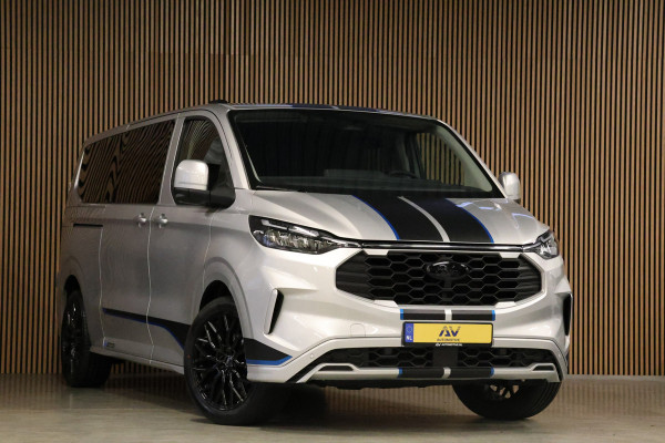 Ford Transit Custom 300 2.0 TDCI L2H1 Sport 170 PK DC | Dubbel Cabine | 360 Camera | Middenconsole | ACC | Blind Spot | Navigatie | Camera | CarPlay Elek. Trekhaak | 5-Zitter | BPM VRIJ | Verlengde fabrieksgarantie tot 11-2029