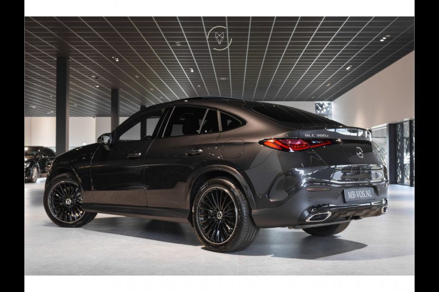 Mercedes-Benz GLC Coupé 300e 4-M AMG|Luchtvering|Achterassturing|ACC|Keyless|360|Mem|Burmester|Night|20"|Night|Trekhaak|Premium Plus