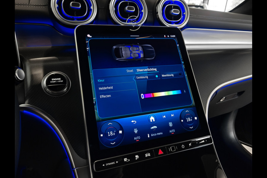 Mercedes-Benz GLC Coupé 300e 4-M AMG|Luchtvering|Achterassturing|ACC|Keyless|360|Mem|Burmester|Night|20"|Night|Trekhaak|Premium Plus