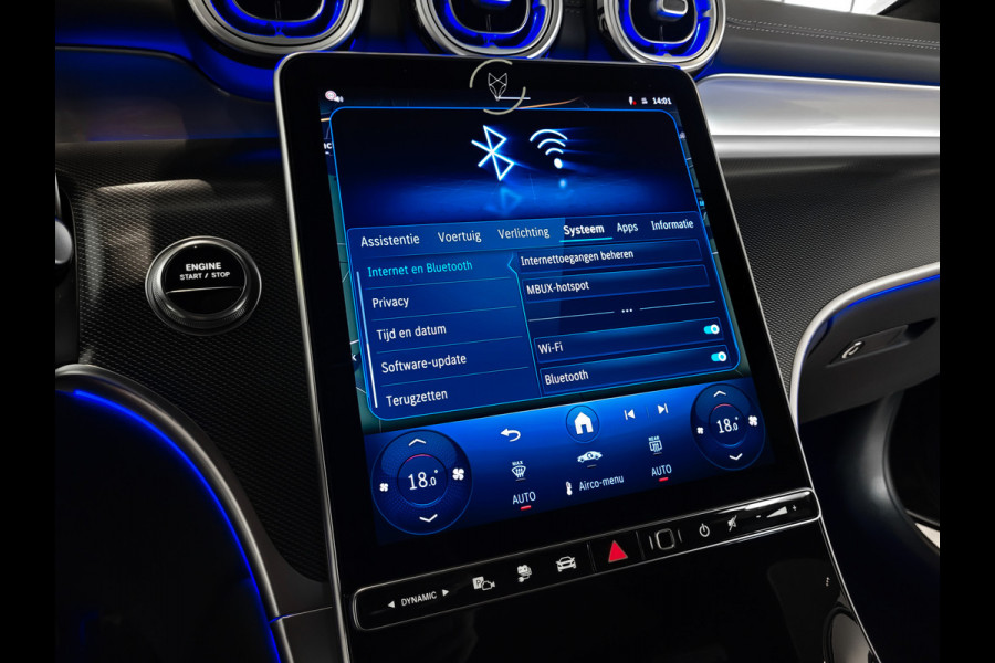 Mercedes-Benz GLC Coupé 300e 4-M AMG|Luchtvering|Achterassturing|ACC|Keyless|360|Mem|Burmester|Night|20"|Night|Trekhaak|Premium Plus