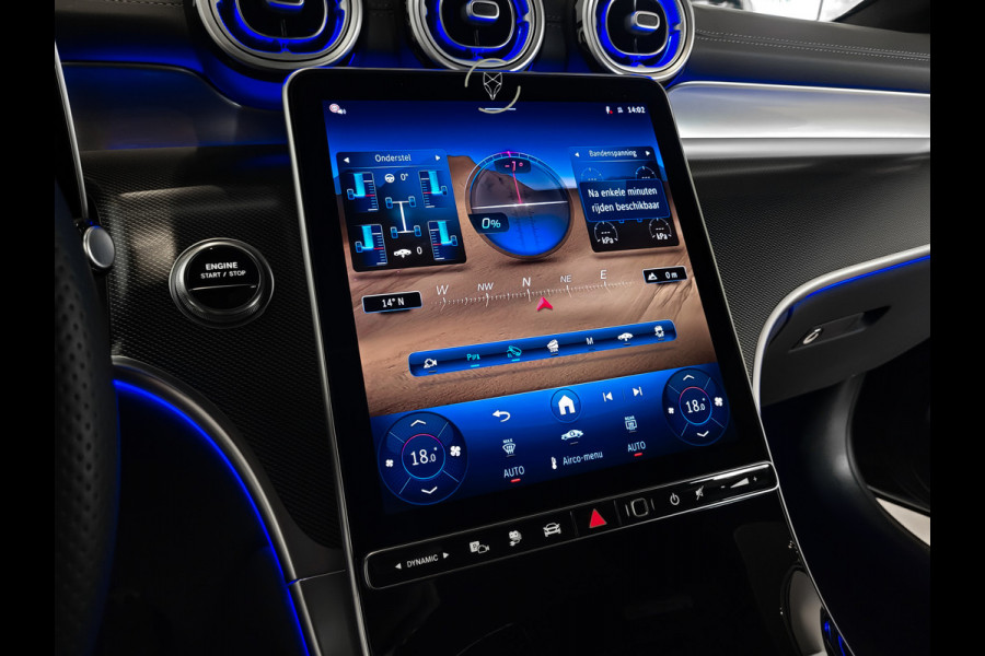 Mercedes-Benz GLC Coupé 300e 4-M AMG|Luchtvering|Achterassturing|ACC|Keyless|360|Mem|Burmester|Night|20"|Night|Trekhaak|Premium Plus