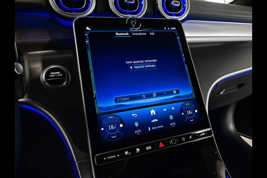 Mercedes-Benz GLC Coupé 300e 4-M AMG|Luchtvering|Achterassturing|ACC|Keyless|360|Mem|Burmester|Night|20"|Night|Trekhaak|Premium Plus