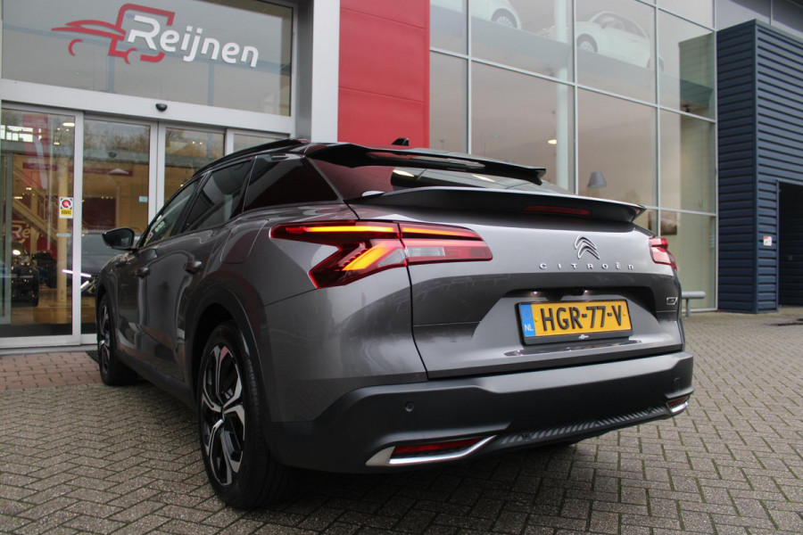 Citroën C5 X 1.6 Plug-in Hybrid 225PK MAX | PANORAMISCH SCHUIF / KANTELDAK | ELEKTRISCHE VOORSTOELEN MET GEHEUGEN | VOORSTOEL VENTILATIE | VOORSTOEL VERWARMING | VOORSTOELEN MET MASSAGE FUNCTIE | LEDEREN BEKLEDING | STUUR VERWARMING | DRAADLOOS APPLE CARPLAY / ANDROID AUTO | 360° CAMERA | KEYLESS ENTRY / START | 19"LICHTMETALEN VELGEN | ELEKTRISCH BEDIENBARE ACHTERKLEP MET HANDSFREE FUNCTIE | HEADUP DISPLAY | NAVIGATIE | ADAPTIVE CRUISE CONTROL |