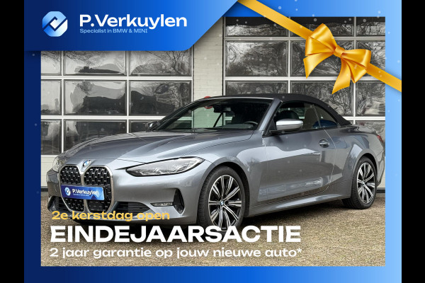 BMW 4 Serie Cabrio 420i High Executive | NEKVERWARMING | DRIVING ASS. PROFF. | HEAD UP | KEYLESS ENTRY |