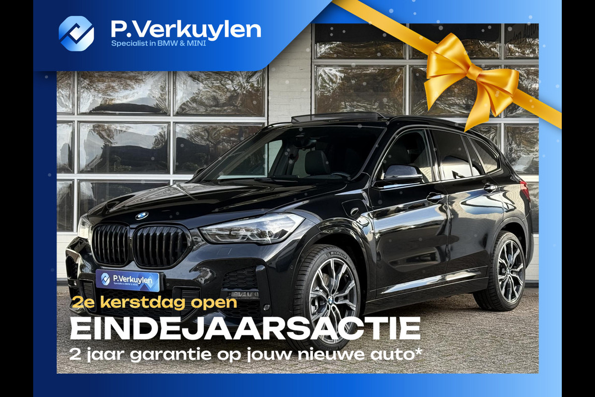 BMW X1 xDrive25e M SPORT | PANORAMA | ELEKTR. STOELEN | HARMAN KARDON | LEDER | 19 INCH LM VELGEN | TREKHAAK |