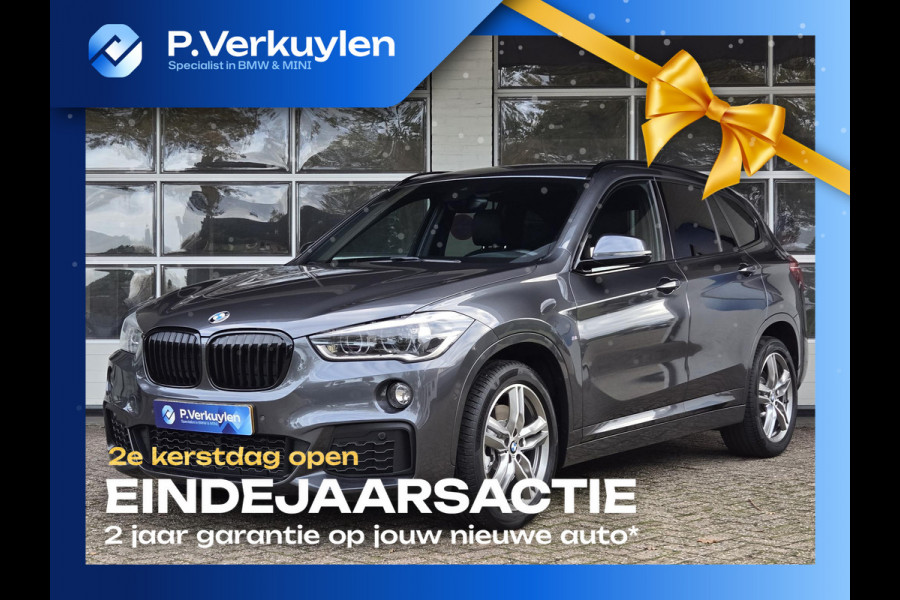 BMW X1 sDrive20i M SPORT | LEDER | TREKHAAK | NAVIGATIE | STOEL- STUURWIELVERWARMING | ELEKTR. KOFFERKLEP |