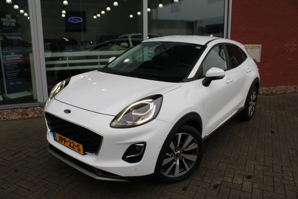 Ford Puma 1.0 EcoBoost 125 PK Hybrid Titanium X | Winterpack | Adaptieve Cruise Control | Massagestoelen | Electrische Achterklep | Camera | Climate Control | Navigatie | PDC V+A | BLIS