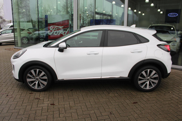 Ford Puma 1.0 EcoBoost 125 PK Hybrid Titanium X | Winterpack | Adaptieve Cruise Control | Massagestoelen | Electrische Achterklep | Camera | Climate Control | Navigatie | PDC V+A | BLIS