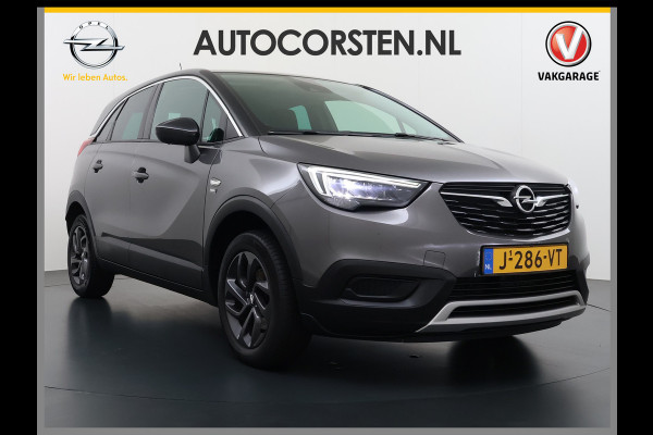 Opel Crossland X 1.2T 111PK Edition 2020 Apple Carplay Android Auto Navi* Airco LED-v+a Cruise Control Regen-Lichtsensor Edition 2020 Lane Assist Lmv Privacy Glas Two-tone Lak Isofix Distributie-riem bij 76.000 vervangen! 1e Eigenaar Origineel Nederlandse Auto