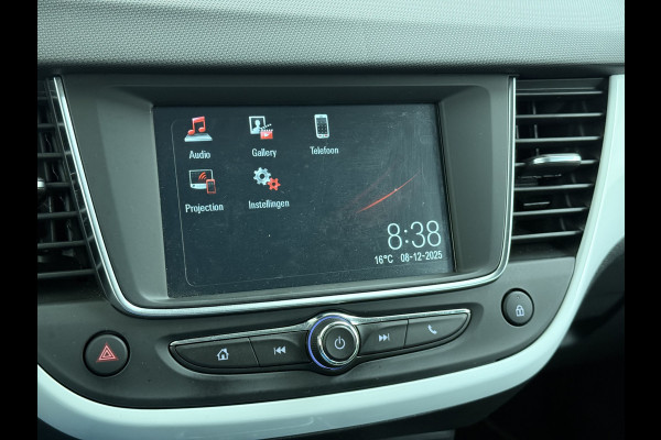 Opel Crossland X 1.2T 111PK Edition 2020 Apple Carplay Android Auto Navi* Airco LED-v+a Cruise Control Regen-Lichtsensor Edition 2020 Lane Assist Lmv Privacy Glas Two-tone Lak Isofix Distributie-riem bij 76.000 vervangen! 1e Eigenaar Origineel Nederlandse Auto