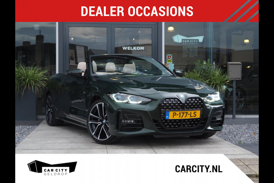 BMW 4 Serie Cabrio 420i High Exec / M-Sport / Laser / Memory / H&K / Keyless / 19" / Stoelverwarming / Carplay / Ambient / Camera