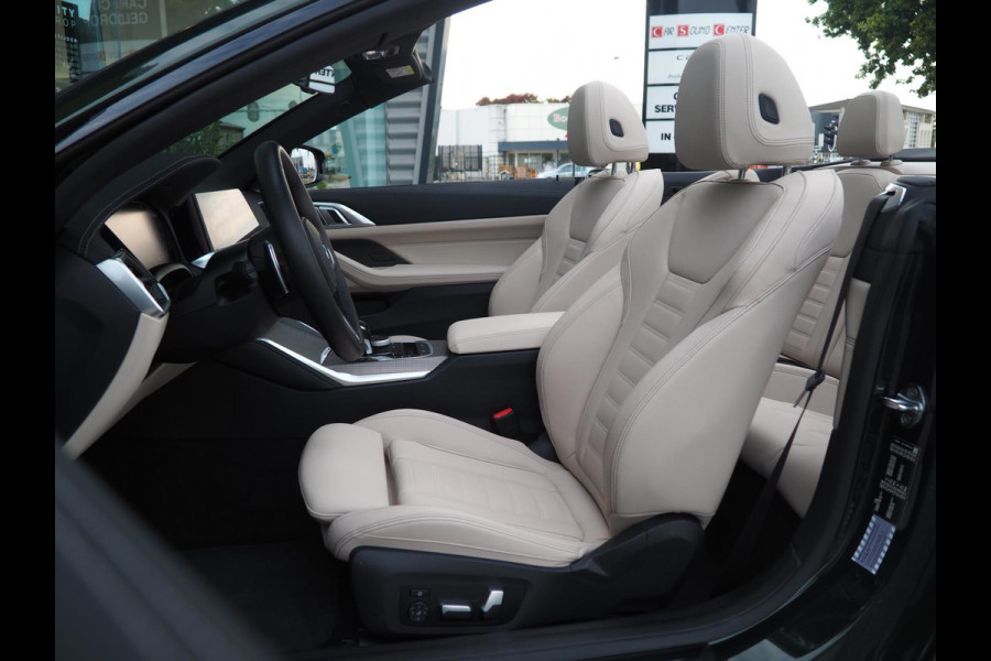 BMW 4 Serie Cabrio 420i High Exec / M-Sport / Laser / Memory / H&K / Keyless / 19" / Stoelverwarming / Carplay / Ambient / Camera