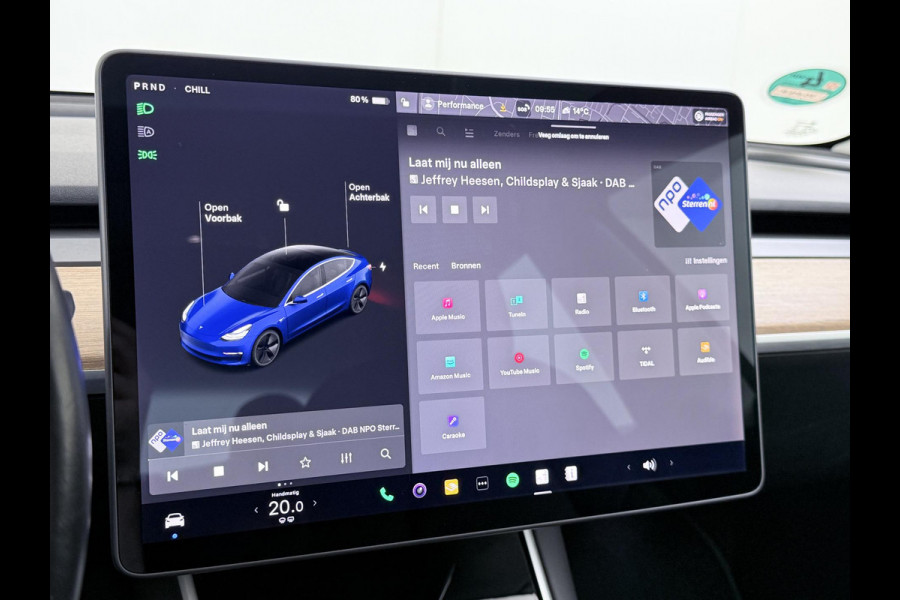 Tesla Model 3 Long Range AWD 75 kWh SOH 88% VAN: €22.900,- VOOR: €20.899,- UW EINDEJAARSVOORDEEL: €2.001,- |AFNEEMBARE TREKHAAK | 750KG TREKGEWICHT | ORIGNEEL NL AUTO | RIJKLAAR MET 12 MND BOVAG GARANTIE |