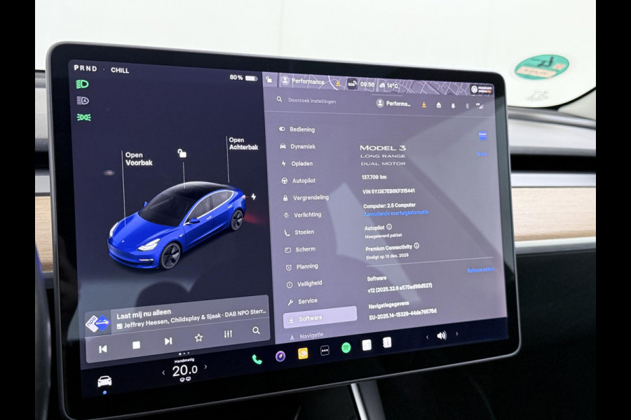 Tesla Model 3 Long Range AWD 75 kWh SOH 88% VAN: €22.900,- VOOR: €20.899,- UW EINDEJAARSVOORDEEL: €2.001,- |AFNEEMBARE TREKHAAK | 750KG TREKGEWICHT | ORIGNEEL NL AUTO | RIJKLAAR MET 12 MND BOVAG GARANTIE |