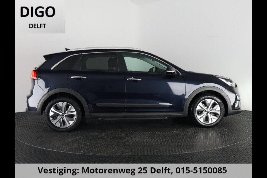 Kia e-Niro EXECUTIVELINE 64 KwH 1e EIG. ACCUTEST 100% !! WLTP 3-FASE. 204 PK . BEREIK WLTP 478 KM!! NAVI.DODEHOEK WARMTEPOMP GARANTIE TOT 9-2030**