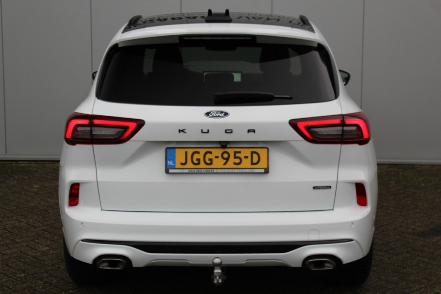 Ford Kuga 2.5-243pk PHEV ST-Line X. Van €. 54.937,- voor €. 43.735,- ! Trekgewicht van 2.100kg ! Elektr. verstelb. AGR stoelen voor, Stoel-, stuur-, voorraam- en achterbank verwarming, Elektr. panorama/schuif-kanteldak , Trekhaak elektr. wegklapbaar, B&O soundsyst. etc.