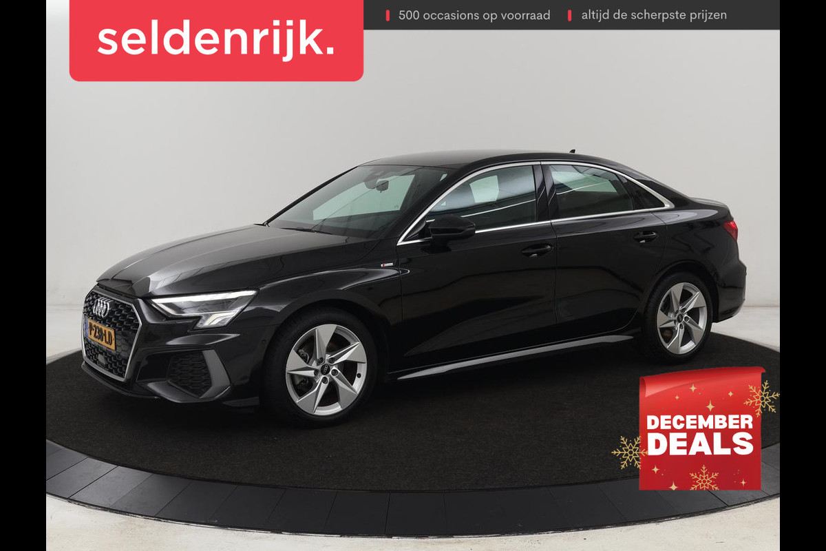 Audi A3 30 TFSI S edition | Stoelverwarming | Park Assist | Carplay | Sportstoelen | Half leder | Virtual Cockpit | Full LED | Navigatie | Bluetooth | Climate control | Cruise control