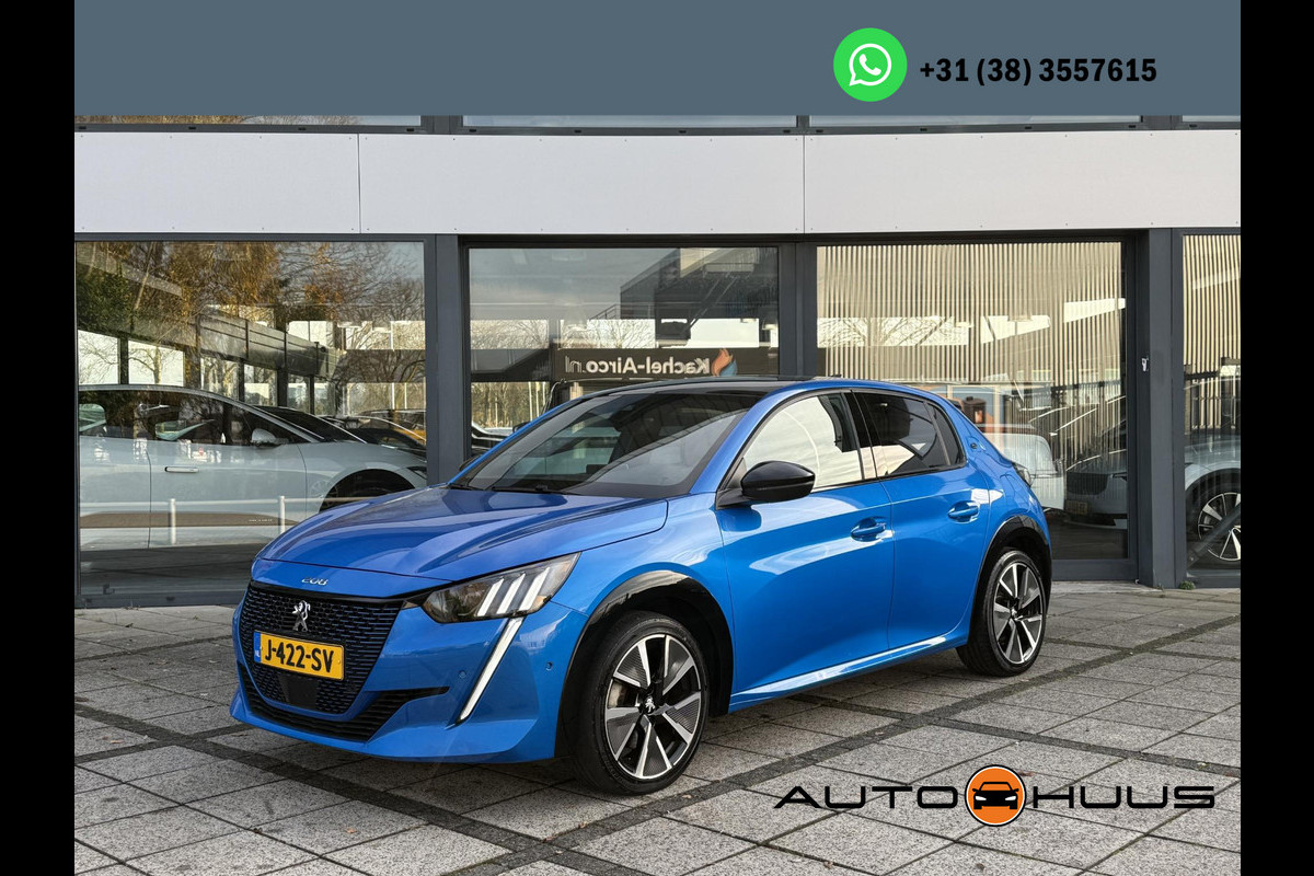 Peugeot e-208 EV GT 350 50 kWh | Panorama | Camera | Stoelverwarming |