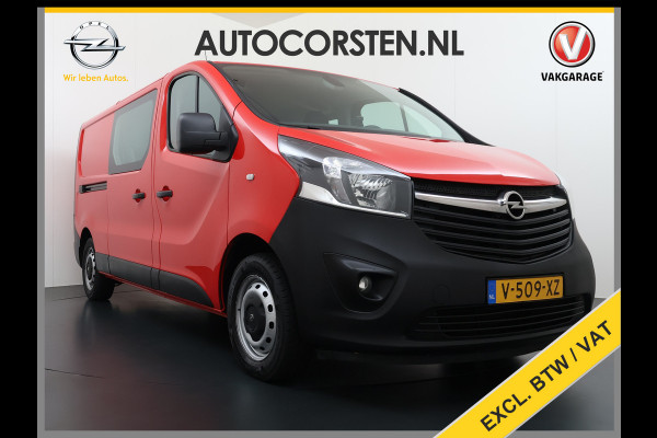 Opel Vivaro D 126PK 5-Pers- D.C Navi Camera Dubbele Cabine EURO 6 Pdc L2H1 Airco Trekhaak Cruise Control Sport EcoFlex 1.6CDTI Betonplex Vloer Wandbetimmering Schuifdeur Keurige Bus ! 1e Eigenaar Origineel Nederlandse Auto 2.000 trekvermogen