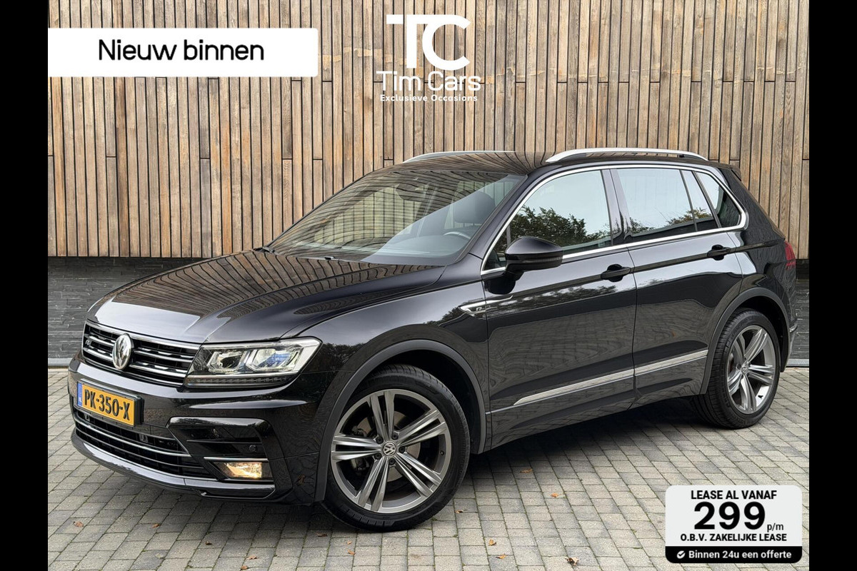 Volkswagen Tiguan 1.4 TSI R-line Handgeschakeld | Half/leer | R-line stuurwiel | LED verlichting | Stoelverwarming | Zwarte hemelbekleding | Apple