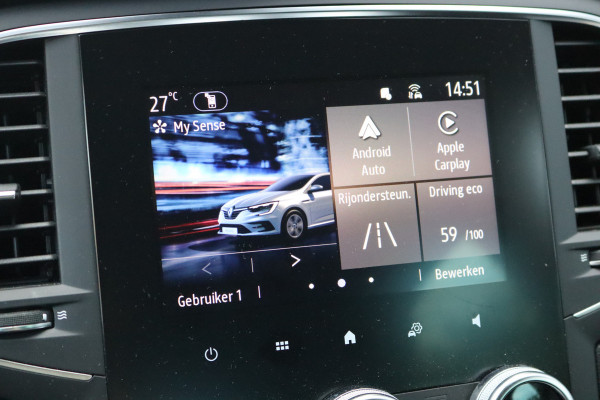 Renault Mégane 1.3 TCe 140PK Automaat Intens Carplay-android/Parkeerhulp/Keyfree/Cruise-control