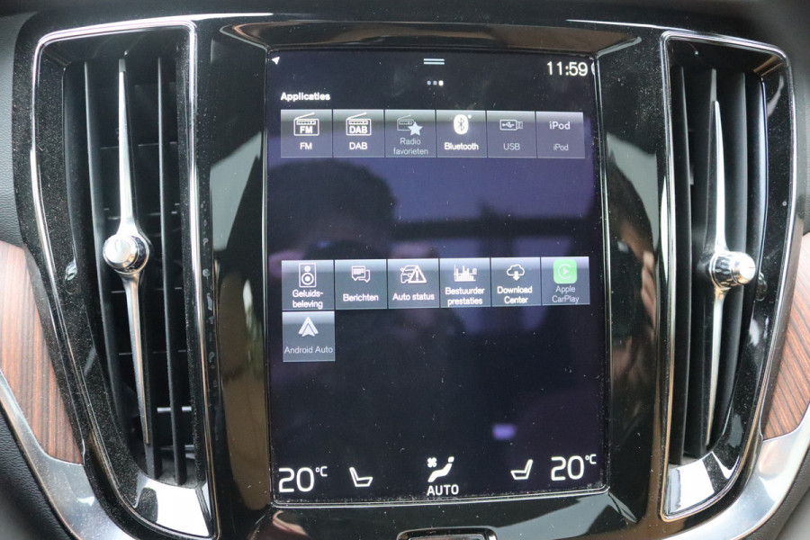 Volvo V60 2.0 T8 390PK Recharge AWD Inscription Trekhaak-2000KG/360-camera/Pano-dak/Winter-pack/Memory-stoel