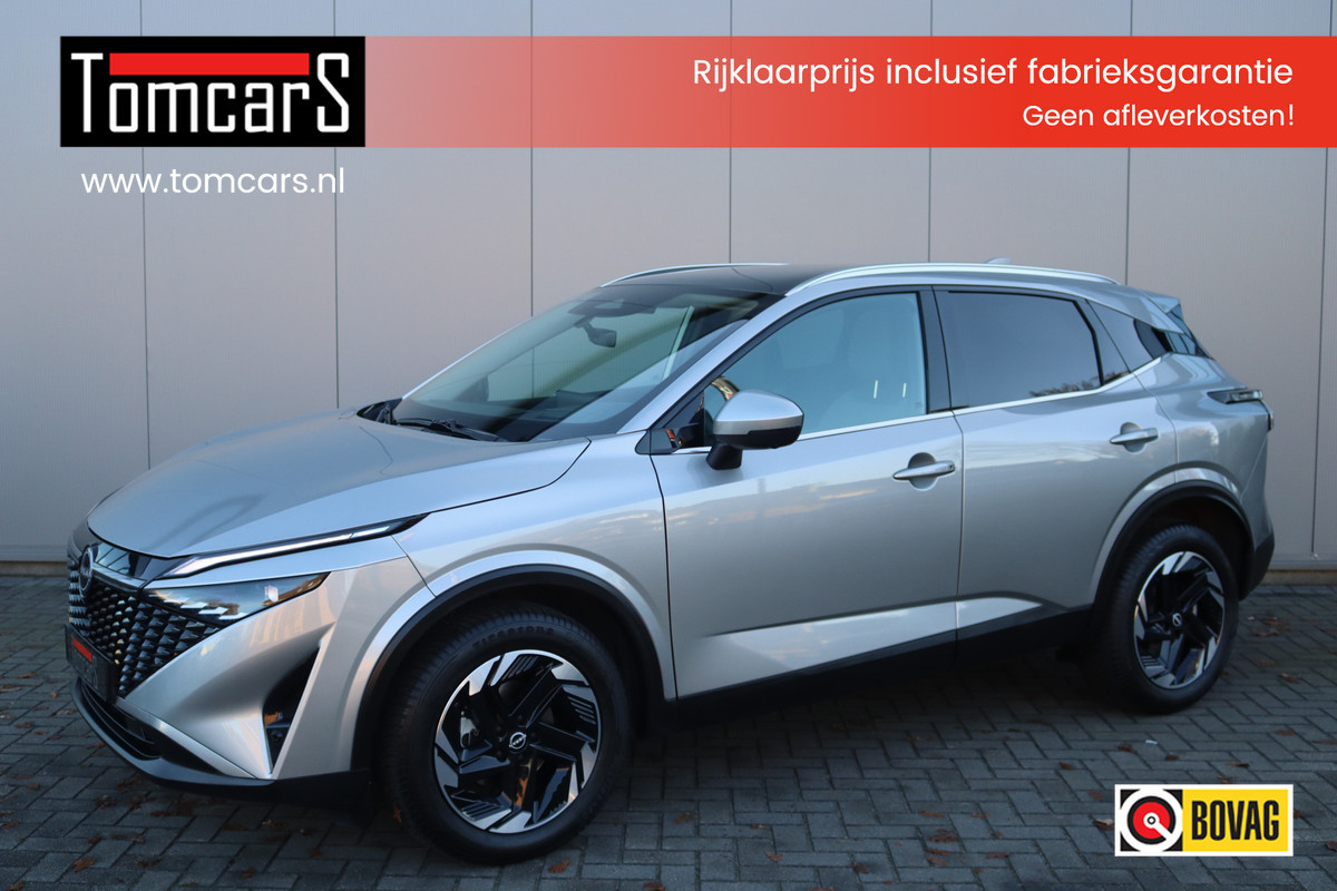 Nissan QASHQAI 1.3DIG-T MHEV 158PK Automaat N-Connecta Trekhaak-1800KG/Winter-pack/Elektr.-klep/Head-Up/Adapt.-cruise