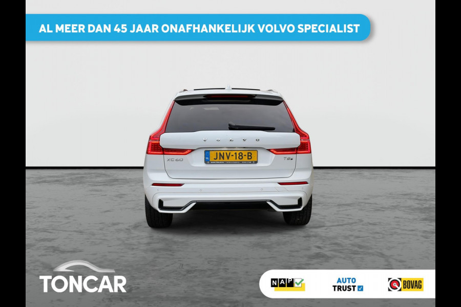 Volvo XC60 2.0 T8 Plug-in hybrid Plus Black Edition 455PK Long Range | Skyroof | FOUR-C | 21" | Stoel- stuurverwaming | 360 Camera