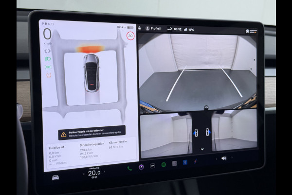 Tesla Model Y Performance 534pk 0-100 3,8 sec. Trekhaak AWD 78,1kWh Warmte-pomp FSD-Comp.3 AutoPilot Carbon-Spoiler Elekr.Achterklep AMD-Ryzen 3xCamera Navi LED ACC DAB Voorverwarmen interieur en Keyless via App One-Pedal-Drive Rode Remklauwen Garantie op Accu 03-02-2031 maz. 192.000km max. 250Kw laadvermogen !