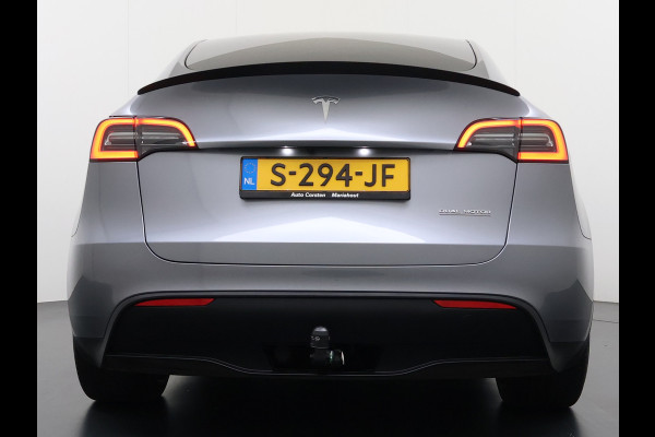 Tesla Model Y Performance 534pk 0-100 3,8 sec. Trekhaak AWD 78,1kWh Warmte-pomp FSD-Comp.3 AutoPilot Carbon-Spoiler Elekr.Achterklep AMD-Ryzen 3xCamera Navi LED ACC DAB Voorverwarmen interieur en Keyless via App One-Pedal-Drive Rode Remklauwen Garantie op Accu 03-02-2031 maz. 192.000km max. 250Kw laadvermogen !