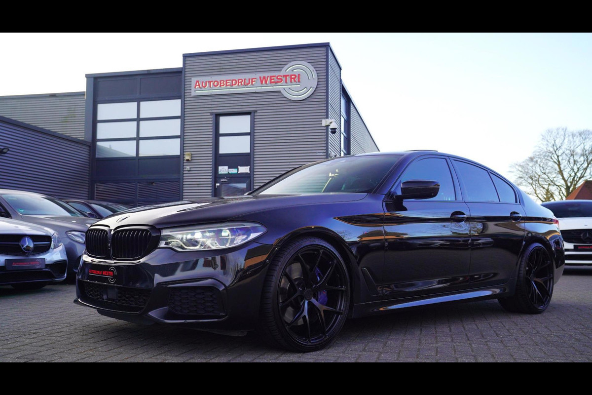 BMW 5 Serie M550d xDrive| Schuifdak | Stoelkoeling | Adaptieve Cruise control | 400 PK | Luxe Nappa Leder | Shadow Line | Dealer o