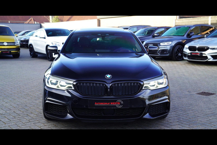 BMW 5 Serie M550d xDrive| Schuifdak | Stoelkoeling | Adaptieve Cruise control | 400 PK | Luxe Nappa Leder | Shadow Line | Dealer o