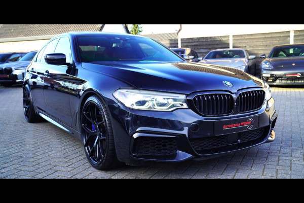 BMW 5 Serie M550d xDrive| Schuifdak | Stoelkoeling | Adaptieve Cruise control | 400 PK | Luxe Nappa Leder | Shadow Line | Dealer o