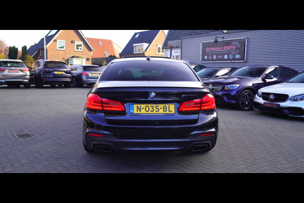 BMW 5 Serie M550d xDrive| Schuifdak | Stoelkoeling | Adaptieve Cruise control | 400 PK | Luxe Nappa Leder | Shadow Line | Dealer o