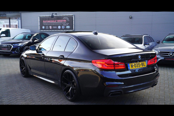BMW 5 Serie M550d xDrive| Schuifdak | Stoelkoeling | Adaptieve Cruise control | 400 PK | Luxe Nappa Leder | Shadow Line | Dealer o