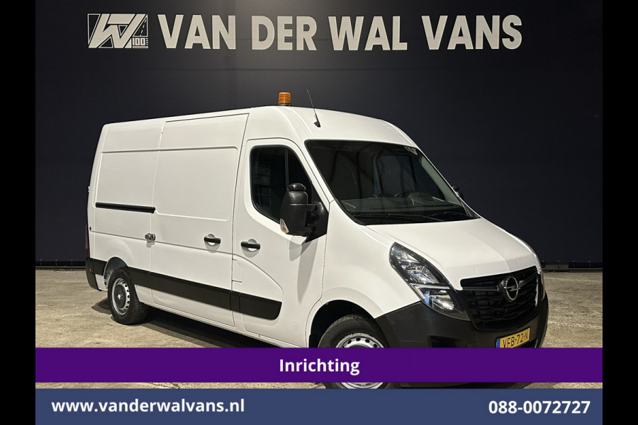 Opel Movano 2.3 Turbo 150pk L2H2 Inrichting Euro6 Airco | Navigatie | LED | Cruisecontrol | 2500kg Trekhaak Parkeersensoren, Bijrijdersbank