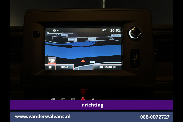 Opel Movano 2.3 Turbo 150pk L2H2 Inrichting Euro6 Airco | Navigatie | LED | Cruisecontrol | 2500kg Trekhaak Parkeersensoren, Bijrijdersbank