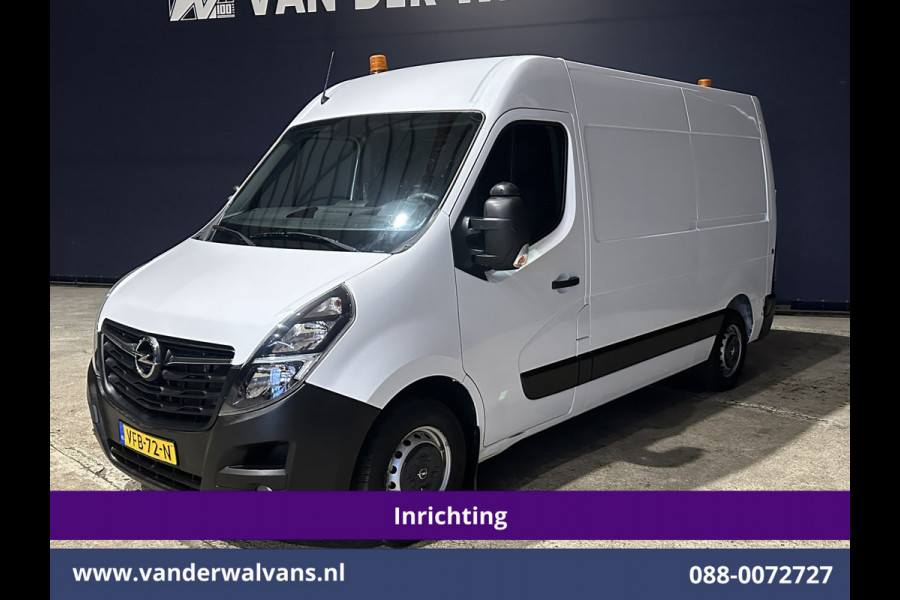 Opel Movano 2.3 Turbo 150pk L2H2 Inrichting Euro6 Airco | Navigatie | LED | Cruisecontrol | 2500kg Trekhaak Parkeersensoren, Bijrijdersbank