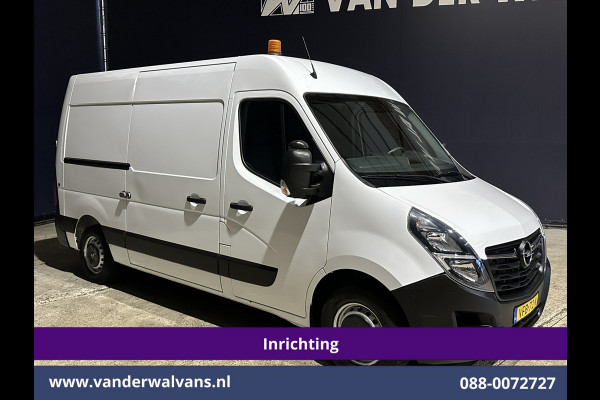 Opel Movano 2.3 Turbo 150pk L2H2 Inrichting Euro6 Airco | Navigatie | LED | Cruisecontrol | 2500kg Trekhaak Parkeersensoren, Bijrijdersbank