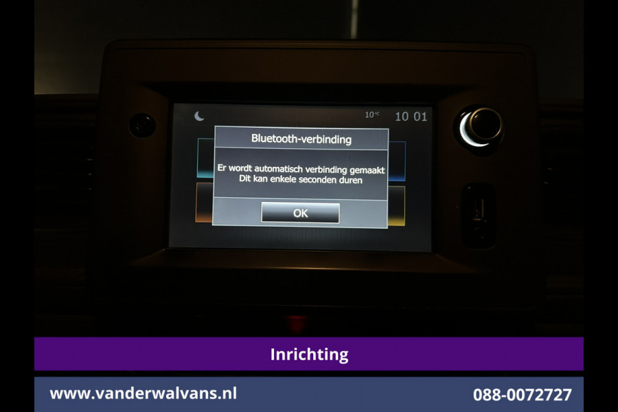 Opel Movano 2.3 Turbo 150pk L2H2 Inrichting Euro6 Airco | Navigatie | LED | Cruisecontrol | 2500kg Trekhaak Parkeersensoren, Bijrijdersbank